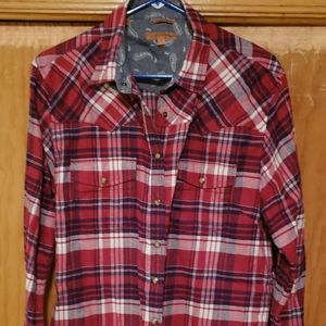 Jach's Girlfriend flannel womens large